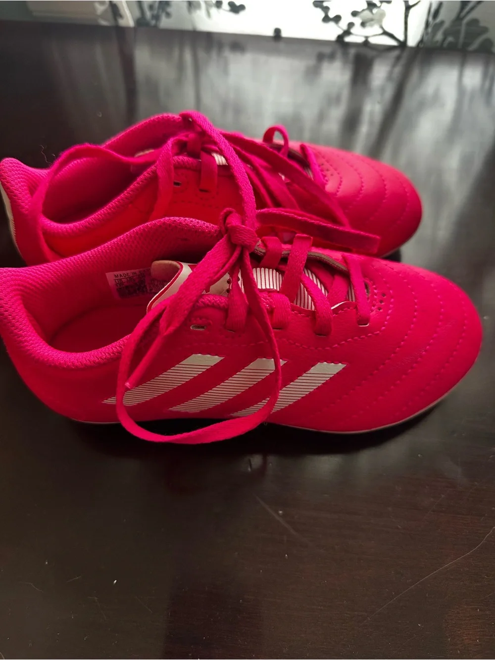 adidas Kids Hot Pink Soccer cleats